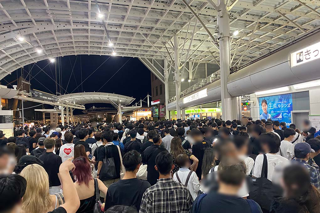 RIZIN 帰り道 混雑