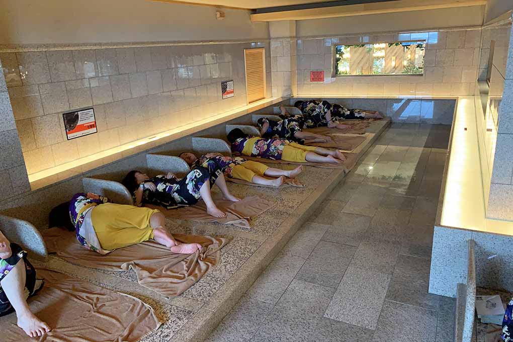 スパジアムジャポン 岩盤浴